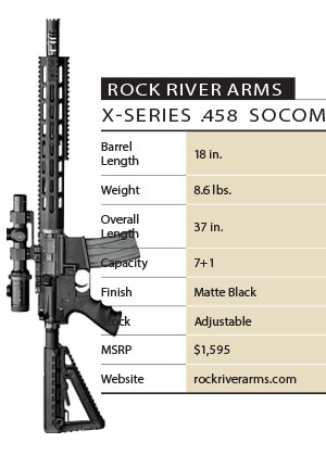 Rock River Arms XSeries 458 Socom Specs
