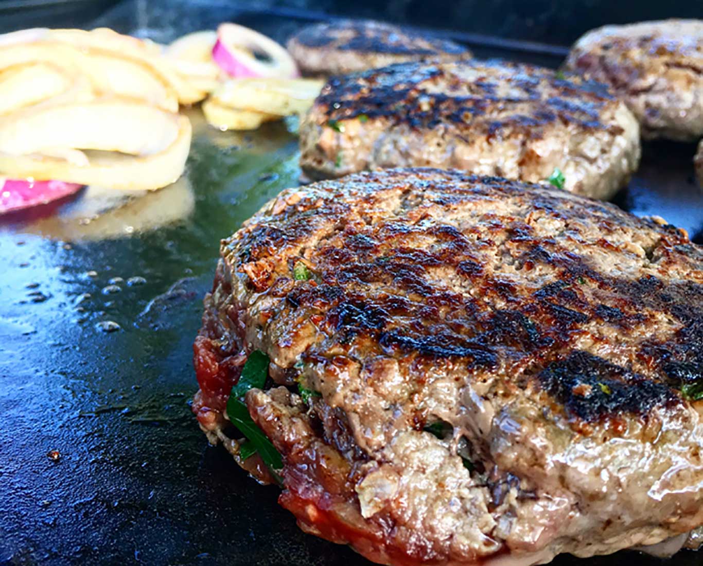 epic elk venison onion burger recipe grill
