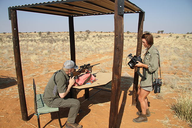 Nick Hoffman and Karla in Namiibia