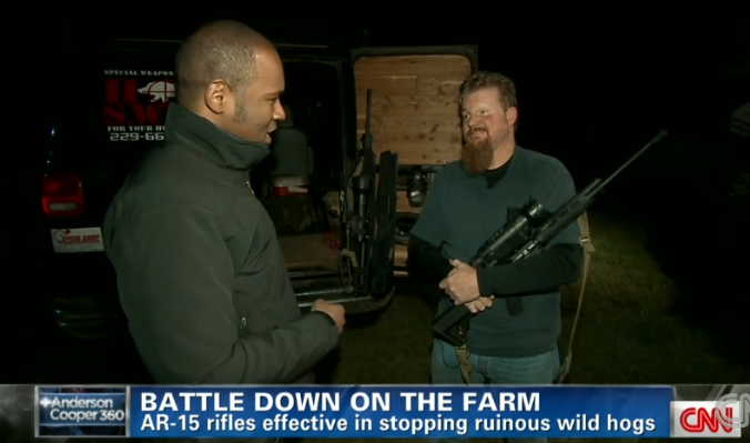 Read & React: CNN Examines Using ARs for Hog Hunting